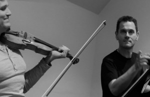 Rehearsing Mozart with the fantastic Daniel Ben Pienaar. December 2015