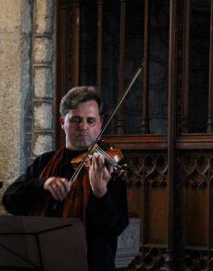 Michael Alec Rose's 'Il Ritorno' and works by Marini, Biber, Sadie Harrison etc Mortonhampstead Church Devon 20 6 2016 (Photo Soleil Sparks)