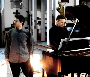 Right now! Mihailo Trandafilovski and Roderick Chadwick, recording 'Ripple Effect', at St Michael's Highgate. Here's a little interview with the composer, and a performance on the 'Regent' Stradivarihttps://www.sheppardskaerved.com/2013/05/mihailo-trandafilovski-interview-and-performance/