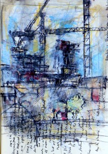 Breakfast, building. Home by the river. 24 10 13