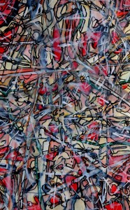  David Matthews 12th Quartet (with Bartok 3 as the bubbling upbeat!). Flying leaves, practice, ink, white gouache, colour pencils, and a Sharpie.26-27 October 