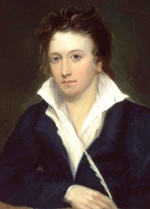 Percy Bysshe Shelley by Alfred Clint