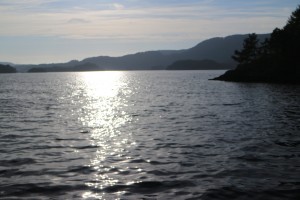 Crossinc the water to Bull's Islamd