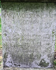 Grave of Mary Woollstonecraft