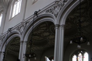 Wren's fan-vaulting in St Mary Aldemary-a homage to 15th century gothic-truly an architect at play