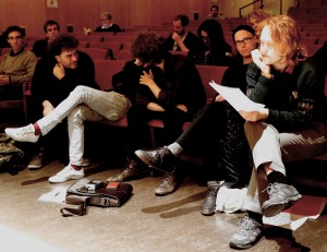 Day one of the November workshops. Luca Francesconi with 