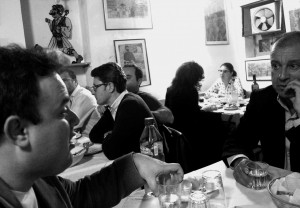 Composer Evis Sammoutis and Garo Keheyan, true friend to the arts and philiosophy, in conversation