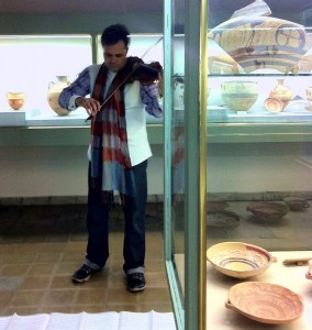 Philip Glass (Strung Out)-the gallery piece par excellence with early pottery 30 1114