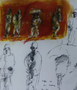 Light Rain. Coffee. St Catherine Docks, our neighbourhoos 24 10 15