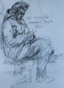 Texting. District Line 11 15