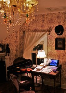 The work begins here, my practice desk in Stillwater MN. 111116